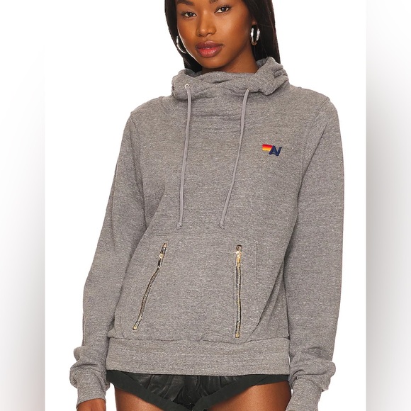 Aviator Nation Ninja Hoodie. Size XL.  NWT.  Charcoal grey. - Picture 2 of 5